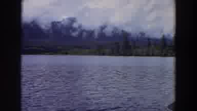 California (1964): The Flowing Water On A Day With Cloudy Blue Skies