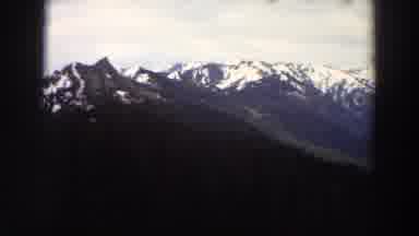 Washington (1964): Mountain Peaks During A Cold Weather