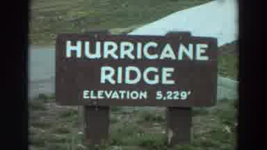 Washington (1964): Sign Stating A Location Towards An Entrance To A National Park