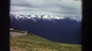 Washington (1964): Snow covered Hills Across From A Grassy Knoll Lined With Trees