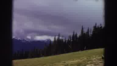 Washington (1964): Expansive Views Of Mountain Range And Valley