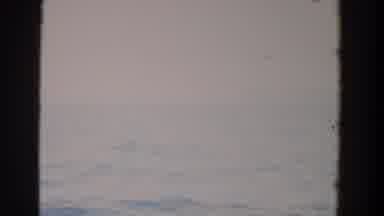 Washington (1964): Foggy Window View Of Turbulent Waters In The Wide Open Ocean