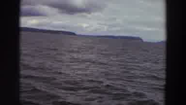 Washington (1964): View Of Mountain And Ocean Water On A Clear Day