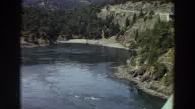 Washington (1964): Beautiful Nature Scenery Of A Lake And Green Forest And Hills