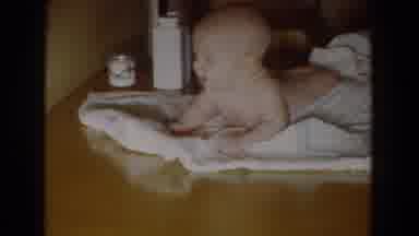 Fallston Maryland (1965): Baby At Home With Family