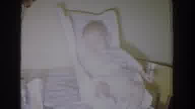 Fallston Maryland (1965): Newborn Baby Prepares To Sleep