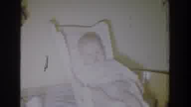 Fallston Maryland (1965): Baby In An Infant Seat Feeling Sleepy