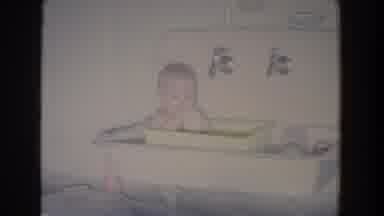 Fallston Maryland (1965): Baby In Yellow Square Bucket With Jars In Washbasin Over