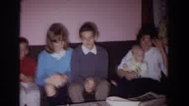 Fallston Maryland (1965): Family Members Of Various Ages During A Reunion In A
