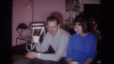 Fallston Maryland (1965): People Sitting In A Living Room Talking
