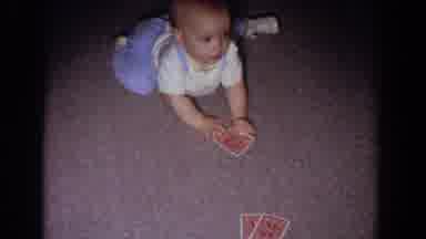 Fallston Maryland (1965): Baby Plays Alone On The Floor