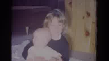 Fallston Maryland (1965): Boy Sitting With Baby On His Lap Smiling At His Family