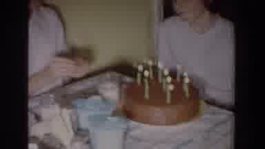 Fallston Maryland (1965): Candle Lighting Ceremony For Daughters the Birthday