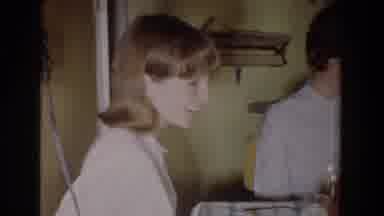 Fallston Maryland (1965): Two Teenage Girls Sat Around Birthday Cake One Of Them