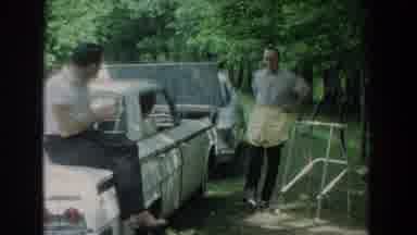 Fallston Maryland (1965): Meeting Between Friends In A Park