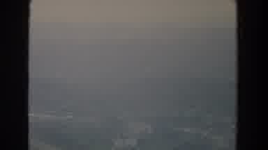 Fallston Maryland (1965): Aerial Shot From Aircraft Of Fog Covering Road