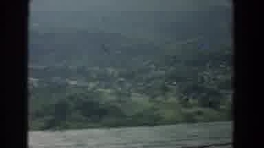 Fallston Maryland (1965): View Of Green Mountains And Baby Wearing White Shirt