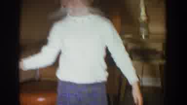 Fallston Maryland (1965): Girl Wearing White Shirt Holds Hand Of Toddler Wearing
