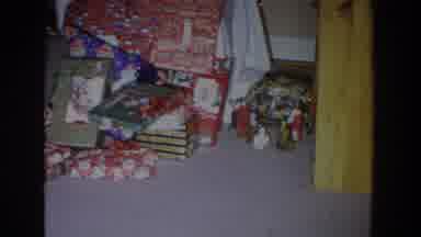 Fallston Maryland (1965): Set Of Gift-Wrapped Red Toys One Of Which Is A Toy