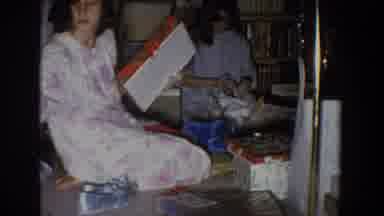 Fallston Maryland (1965): Children Sitting In The Room Opening Their Respective