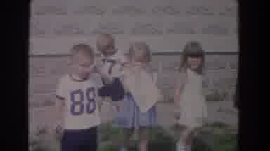 Fallston Maryland (1965): Group Of Young Children Playing Together In A Fenced In