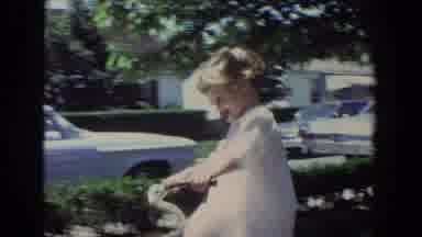 Fallston Maryland (1965): A Little Girl On Her Bicycle
