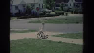 Fallston Maryland (1965): A Clear Day In The S Shows A Kid Riding A Tricycle In