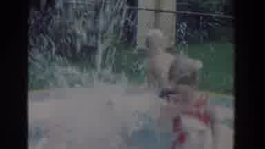 Fallston Maryland (1965): Children Having Fun And Bathing In A Pool With Soap Foam