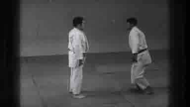 Tokyo Japan (1971): A Martial Artist Stands In Front Of Another And Grabs His