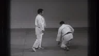 Tokyo Japan (1971): Two Sportsman Practicing Karate Indoor Fighting With Karate
