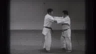 Tokyo Japan (1971): Two Men Practicing A Karate Move