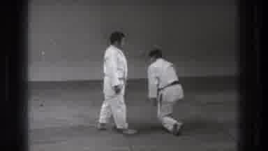 Tokyo Japan (1971): Two Men Practicing Martial Arts