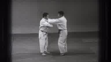 Tokyo Japan (1971): Two Karate Students Sparring Against One Another That Are