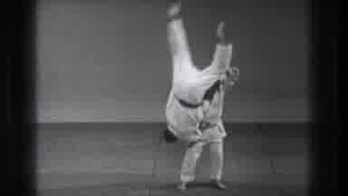 Tokyo Japan (1971): A Video Of Two Men Doing A Type Of Martial Where One Man Is