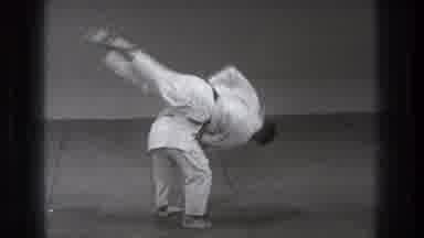 Tokyo Japan (1971): Athlete Throws Or Other In A Taekwondo Fight