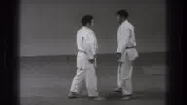 Tokyo Japan (1971): Old Grainy Martial Arts Dojo Two People Student And Sense