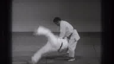Tokyo Japan (1971): Presentation Of Two Men Fighting Martial Arts Applying Martial