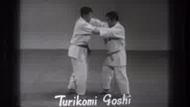 Tokyo Japan (1971): Two Men Using Moves In Karate