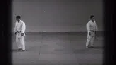 Tokyo Japan (1971): Two Judo Practitioners Begin Demonstrating Technique By