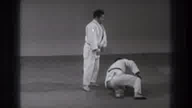 Tokyo Japan (1971): Two Person Of Karate Where One Person Is Standing And Other Is