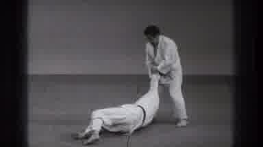 Tokyo Japan (1971): Beautiful Judo Throw Applied By A Black Belt On The Mat