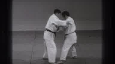 Tokyo Japan (1971): Defense Between Two Karate Men Before An Attack