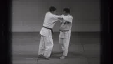 Tokyo Japan (1971): Old Film Of Two Men Demonstrating Martial Art Flip With Empty