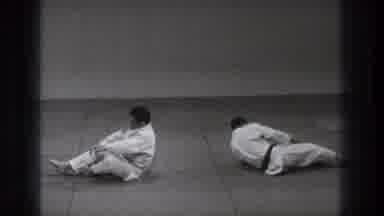 Tokyo Japan (1971): Martial Arts Asian Fighting Laying Down Recovering From Hit