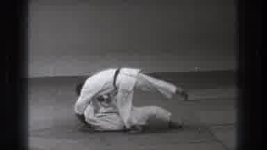 Tokyo Japan (1971): Martial Arts Demonstration Of A Two Person Throw Lift Over The