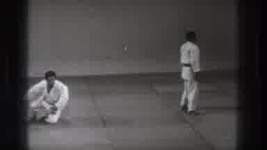 Tokyo Japan (1971): Two Karate Men Have Fun Practicing Their Sport