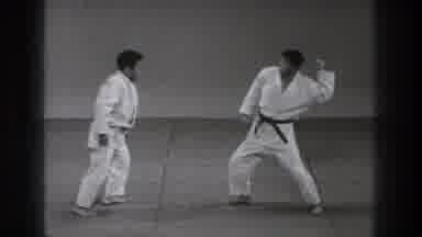 Tokyo Japan (1971): Two Men In White Practicing A Form Of Martial Arts