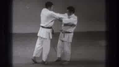 Tokyo Japan (1971): Two People Practicing Some Sort Of Martial Arts Where One