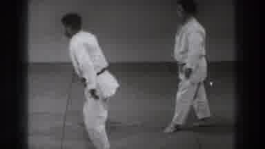 Tokyo Japan (1971): Vintage Footage Of A Martial Arts Practice Take down Maneuver