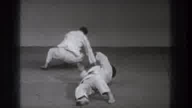 Tokyo Japan (1971): Two Men In Karate Attire Carry Out A Practice Routine